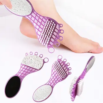 

2Pcs Foot File Dead Skin Remover Foot Grinding Tool Callus Grinder Four Sided Foot Grinder Pedicure Tool Random Color
