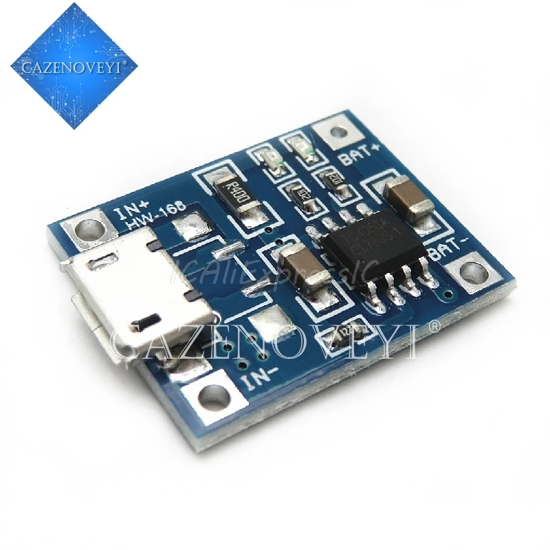 5 шт./лот Micro USB в 1A 18650 TP4056 литиевая батарея зарядное устройство Модуль зарядная