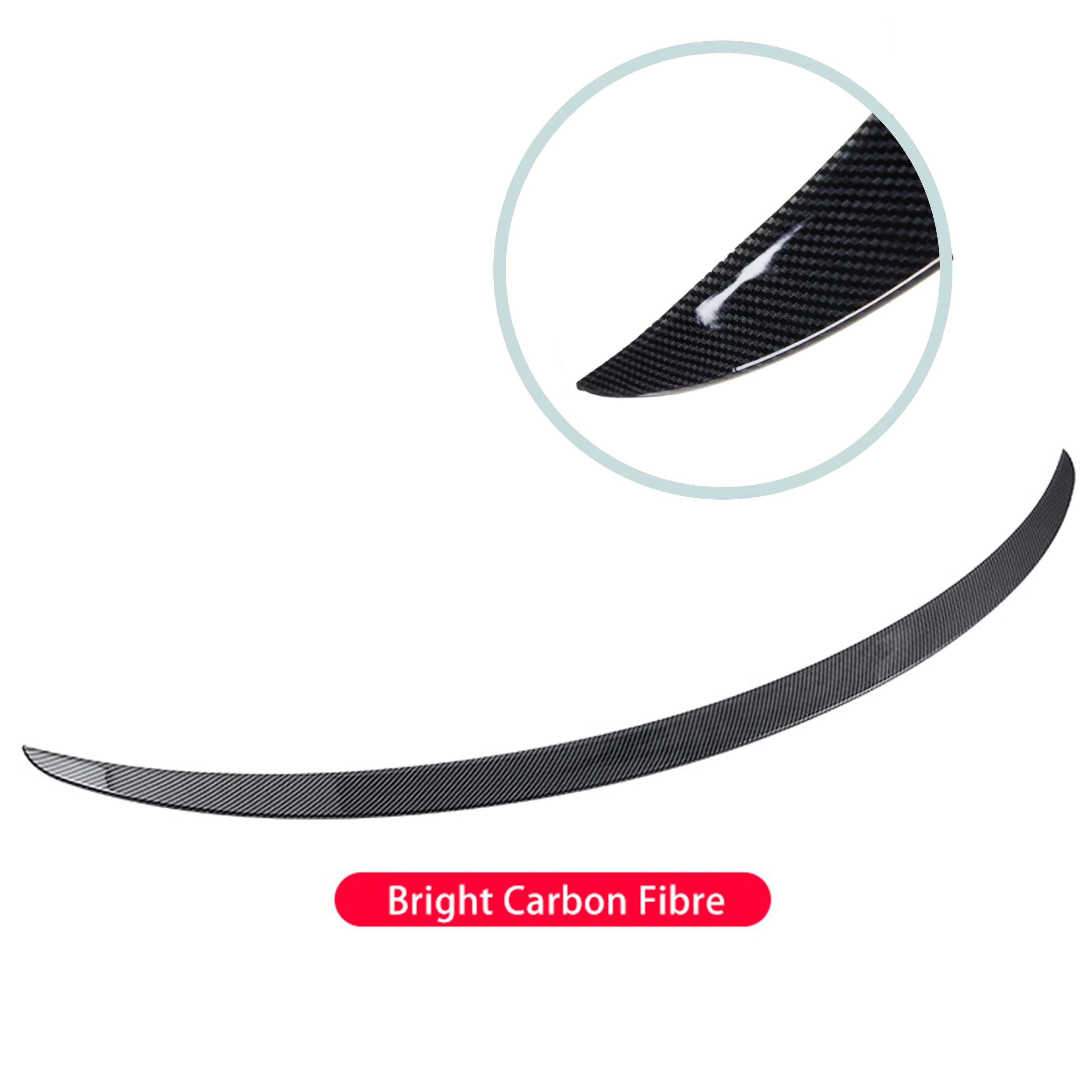 New 2017-2022 Tesla model 3 spoiler carbon type performance carbon fiber Rear Trunk Lip Carbon Fiber ABS Wing Car Styling car fenders Exterior Parts