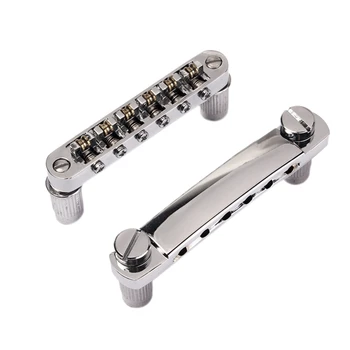 

Quality Lp Electric Guitar Upper And Lower Split Bridge Guitar 6 String Lp Fixed String Seat Lp String Bridge Code Pull String