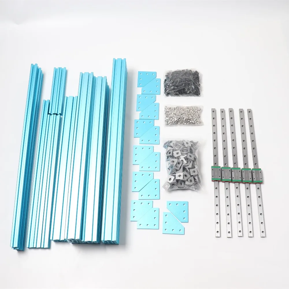 BLV MGN Cube 3d принтер Lite комплект, за исключением материнской платы и боковых панелей рамка профиль комплект подлинный Hiwin MGN12H линейный рельс