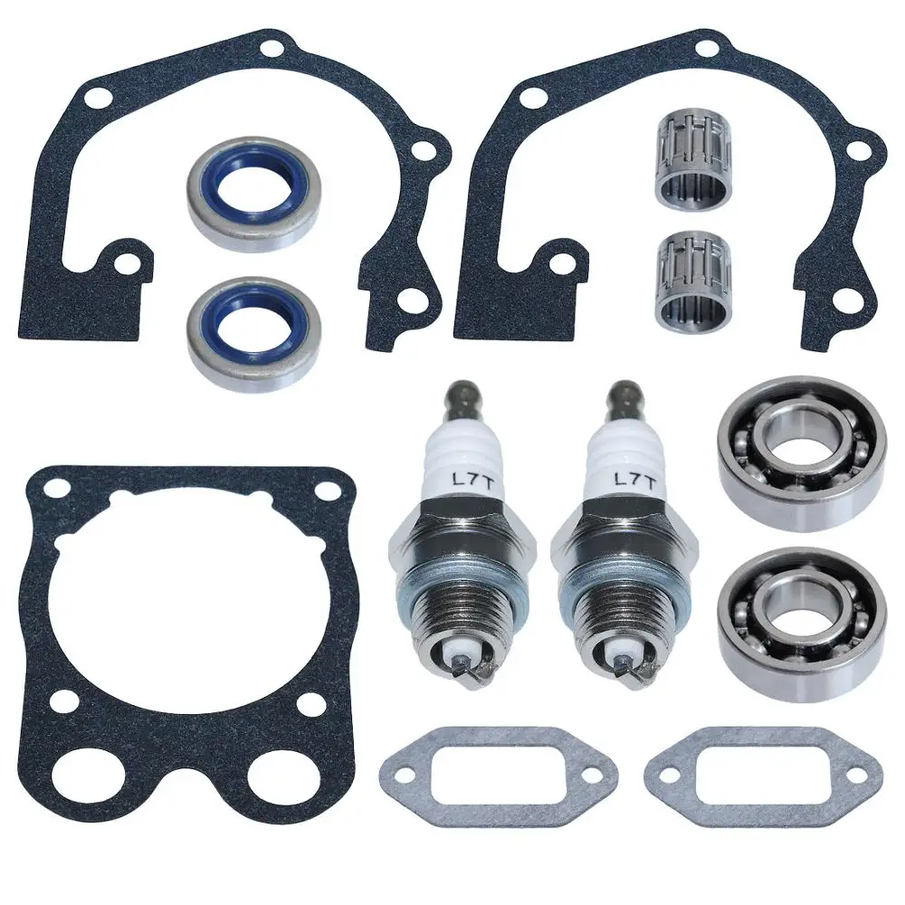 Gasket Kit w Bearing Oil Seal Spark Plug For Husqvarna K750  K760 Concrete Saw 581357401 3