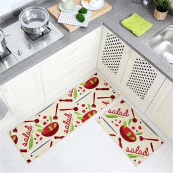 

Kitchen Floor Mats Household Dirt-Resistant Non-Slip Water-Absorbent Kitchen Floor Mats Bathroom Rugs Outdoor Corridor Rugs