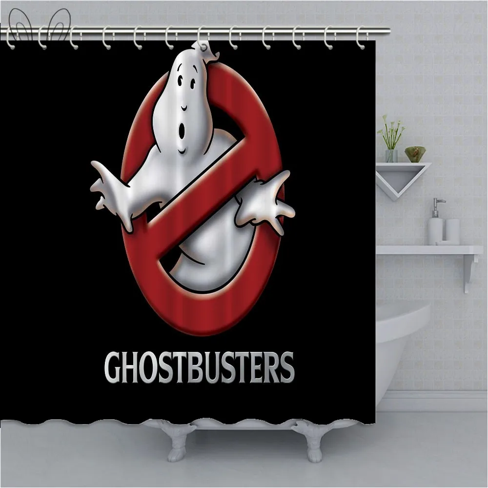 Aplysia не 3D мультфильм Ghostbusters душ Шторы Водонепроницаемый eco-friendly Ванная комната Шторы купальный Дети Домашний декор для душа