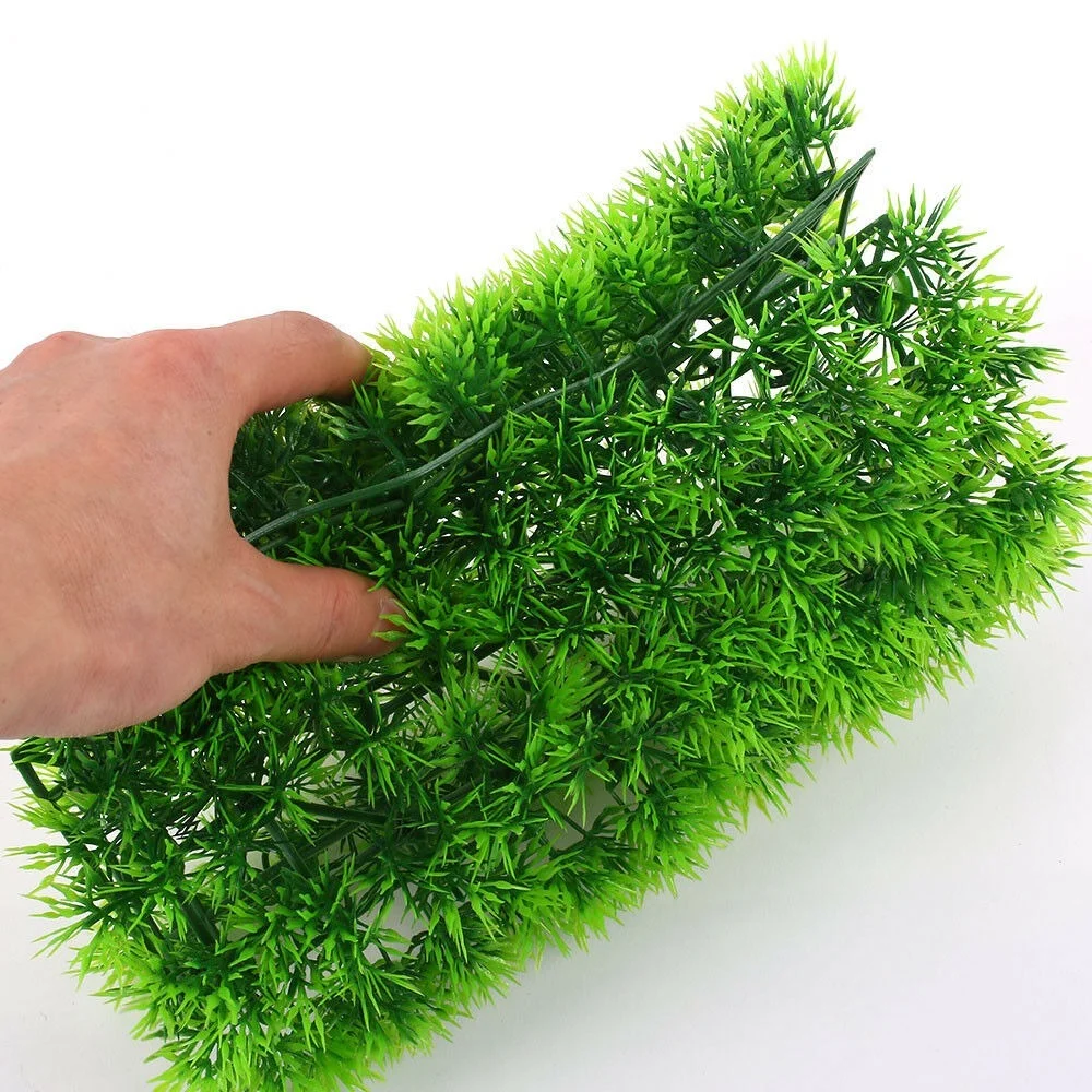 Artificial Aquarium Plants Home Water Grass Lawn Weeds Aquarium Ornament Aquatic Simulation for Fish Tank Decoration