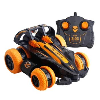 

Remote Control Stunt Car 2.4GHz Side Drive Drift Car With Light 360 Degree Rotating Standing Driving Deformation Car Toy Vehicle