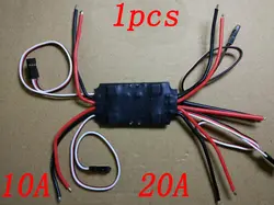 1 шт. 2S 3S 10A 20A односторонний матовый ESC 4CH вход сигнала односторонний регулятор скорости работы щетки для RC гоночный летательный аппарат FPV