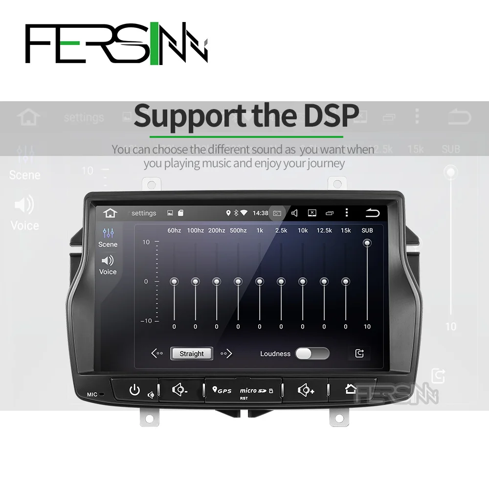 Fersinny CLDA8071 PX30 android 9.0 car dvd for Lada Vesta car radio video audio player gps navigation car stereo player