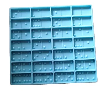 

Shiny Dominoes Silicone Epoxy Resin Mould Cake Mold Fondant Molds Cake Decorating Tools Chocolate Fondant Tools Soap Mold Diy