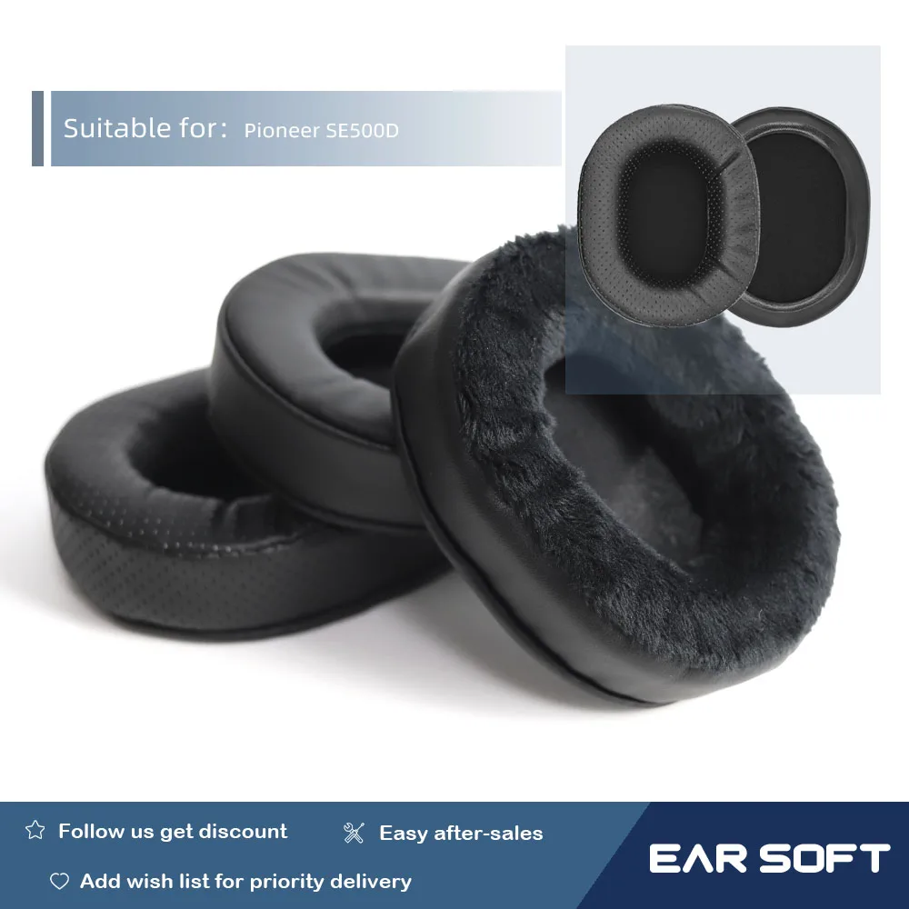 

Earsoft Replacement Ear Pads Cushions for Pioneer SE-500D Headphones Earphones Earmuff Case Sleeve Accessories