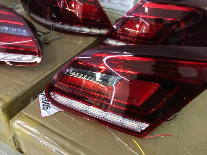 Динамический движущийся 2013~ год задний фонарь для Volkswagem CC задний фонарь автомобильные аксессуары светодиодный DRL Taillamp для CC противотуманных фар