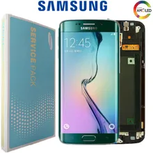 5,1 ''сменный супер AMOLED дисплей для SAMSUNG Galaxy s6 edge G925 G925F G925I lcd дигитайзер в сборе с рамкой