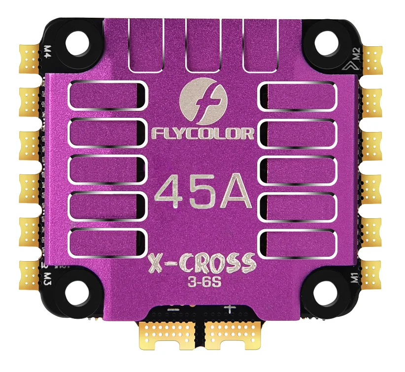 Flycolor X-Cross 60A 45A blheli _ 32 3-6S 4 в 1 бесщеточный ESC w/ 5V BEC выход для радиоуправляемого дрона
