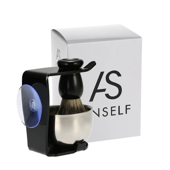 

3 In 1 Men's Shaving Razor Set for Dry or Wet Shaving Badger Hair Shaving Brush Shaving Stand Razor Holder Beard Shaving Kit