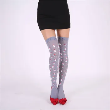 

New Style Christmas Base Socks Party Stockings Socks Christmas Tree Snowflake Pattern Adult Stockings