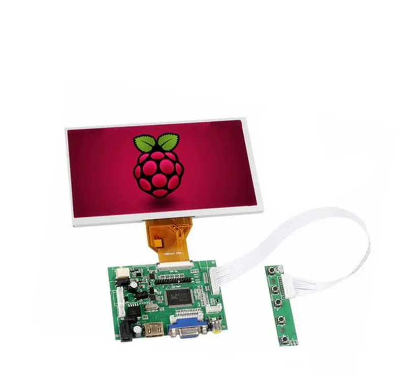 Продажа Новый 7 дюймов 8 дюймов 9 дюймов TFT ЖК дисплей модуль экран монитор с HDMI + VGA + 2AV драйвер платы для Raspberry Pi