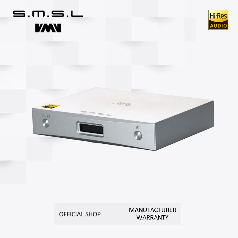  Nuevo SMSL M8A nativo DSD512 HIFI decodificador soporte DOP DAC ES9038 PCM768kHz Micro USB amplific