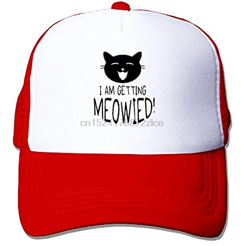 Я получаю Meowied сетки водителя грузовика Caps_Hats Регулируемый для унисекс черный