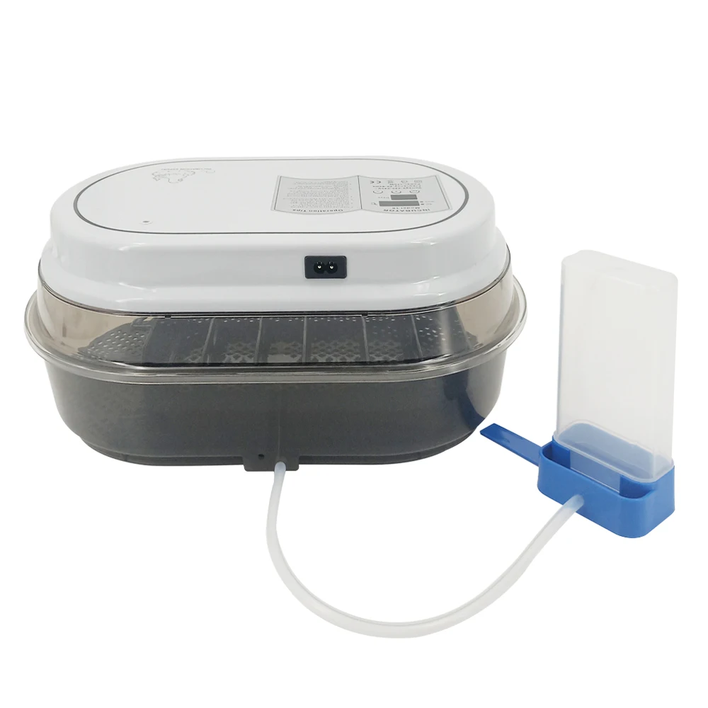 

Automatic 18 Eggs Incubator with Turner Intelligent Egg Poultry Hatcher Temperature Control and Digital Display for Chicken Duck