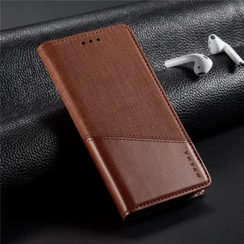

For Asus Zenfone 6 6Z ZS630KL 5 ZE620KL 5Z ZS620KL Max Pro M2 ZB631KL Luxury Spliced Leather Magnetic Closure Flip Cover Case