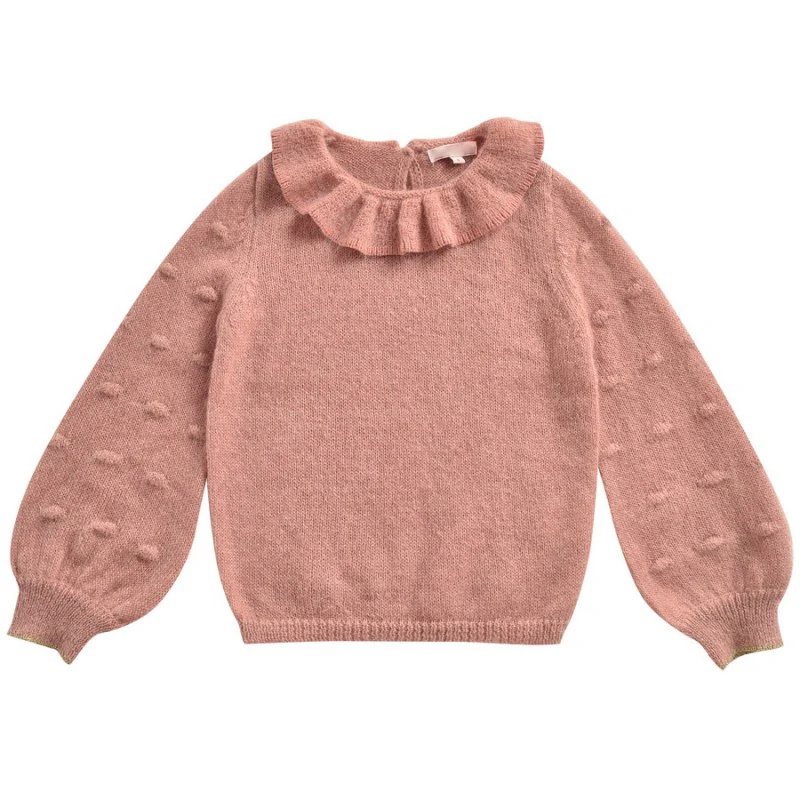 Sweater D Детская одежда коллекция года, осенне-зимнее пальто LM для девочек Вязаный Кардиган, Свитер, штаны нарядное платье принцессы для малышей накидка для девочек, жилет - Цвет: Sweater D