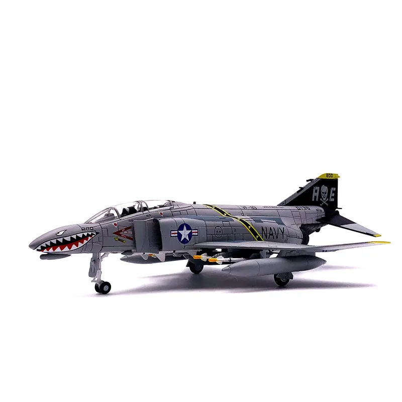 1:100 1/100 масштаб США F-4 Phantom Ⅱ VF-84 истребитель литья под давлением металлический самолет Игрушечная модель самолета