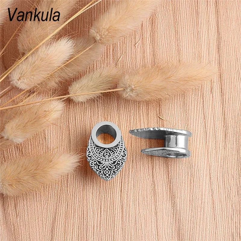 Vankula Новое поступление модные беруши тоннель ювелирные украшения для пирсинга расширители ушей ретро полые Стиль диаметры для ушей