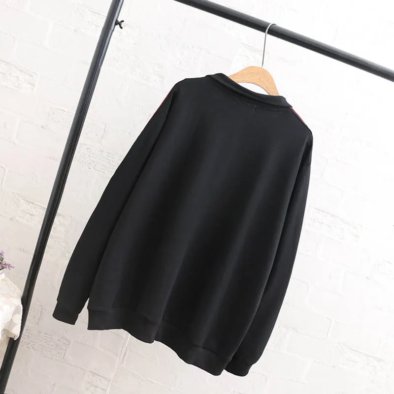 Осенние свитера большого размера, обхват груди 150 см, 6XL, 7XL, 8XL, 9XL, толстовки черного цвета, комплект из двух предметов