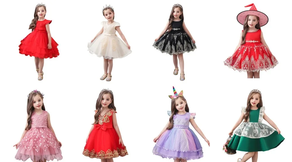 Princess dress 8pcs