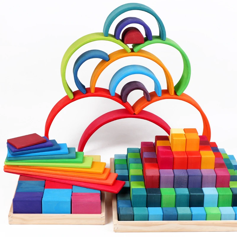 pyramid stacking blocks