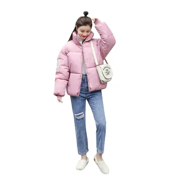 

2019 Cotton Zipper Parka Feminina Winter Parkas Coat Women Parka Harajuku Chaqueta Mujer Plus Size Clothes Casaco Feminino Full