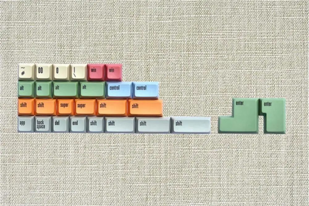 PBT SA Keycaps XDAS Highly Sublimation Canvas Large Full set of 108keys key cap 3
