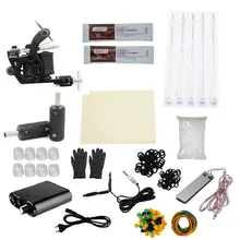 НОВЫЕ комплекты татуировок 10 катушек тату-пистолетов захваты для иглы тату источник питания для начинающих тату-принадлежности аксессуары