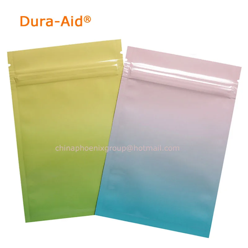 Высокое качество 12X18 см 500 X металлические Mylar ziplock сумки с плоским дном черная