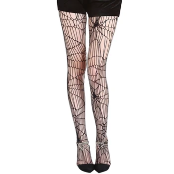 

Halloween Gift Spider Web Net Pantyhose Stockings for Women Adult Halloween Costume Hosiery
