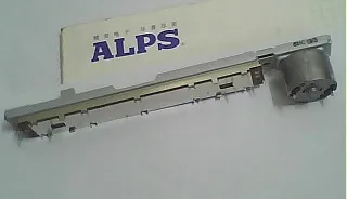 2 шт./лот ALPS Alps реверберации ремень мотор раздвижной потенциометр 12,8 см с мотором B10K