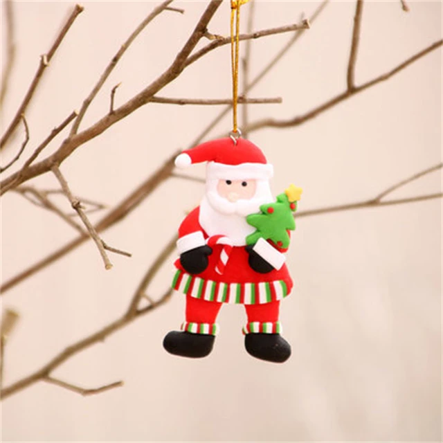 Christmas 2022 Polymer Clay 1 Pcs Creative Polymer Clay Christmas Tree Ornaments Pendant New Year Decor  2022 Cartoon Christmas Gift Decorations For Home|Pendant & Drop Ornaments|  - Aliexpress