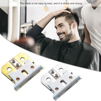 

Replacement Steel and Ceramic Blade Set T-Outliner Blade Replacement for ANDIS GTX Detail Trimmer for Electric Hair Clipper