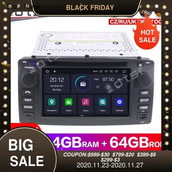 

For Toyota Corolla 2001- 2006 Android10.0 car DVD player GPS multimedia Auto Radio car navigator stereo receiver Head unit IPS