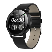 H Band, стиль, цветной экран CF18, 1,3 дюйма, металлический круглый экран, Водонепроницаемый умный браслет, счетчик шагов, пульсометр