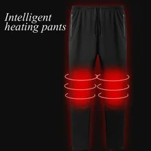 Мужские зимние уличные теплые штаны с подогревом, смарт-рабочие брюки с USB регулируемой температурой, безопасная одежда DKZ002