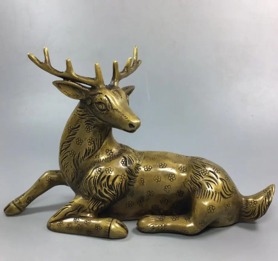 

Статуэтка из латуни Sika deer crafts