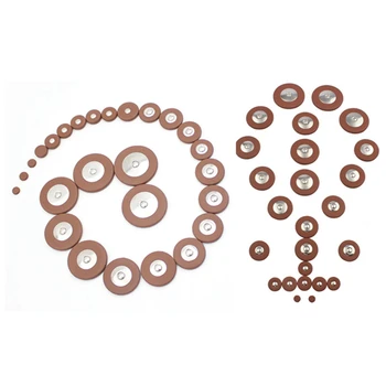 

51x Low Midrange Village Music Replacement Leather Pipe Music Cushion Pads