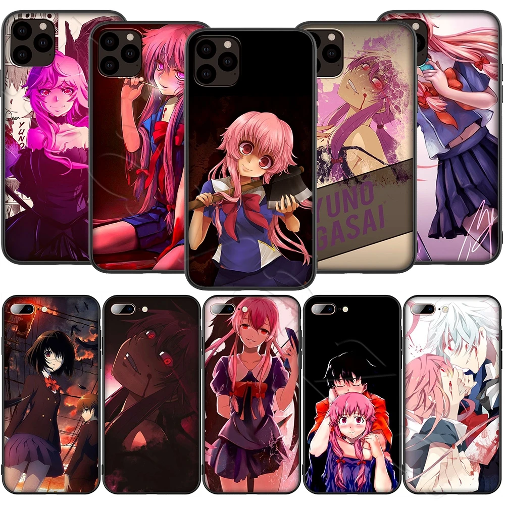 Lavaza Mirai Nikki Future Diary Gasai Yuno Silicone Soft Case for iPhone 12 Mini 11 Pro XS Max XR X 8 7 6 6S Plus 5 5S SE | Мобильные