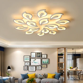 

New Design Acrylic Modern Led Ceiling Lights For Living Study Room Bedroom lampe plafond avize Indoor C