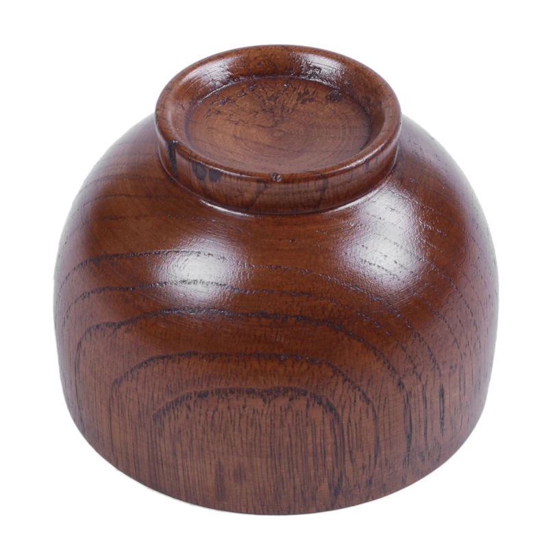 

Wooden Bowls Wooden Soup Bowl Healthy Food Container Vintage Dinner Tableware Kitchen Accessories