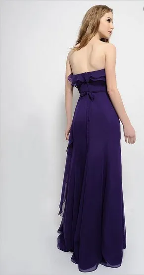 Пышное платье vestido de noiva, большие размеры, платье для невесты, вечерние длинные платья, фиолетовые шифоновые платья для подружек невесты