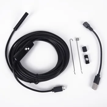 

Pipe Inspection 5M/7mm Camera Plumbing Water-Proof USB Drain Endoscope Sewer