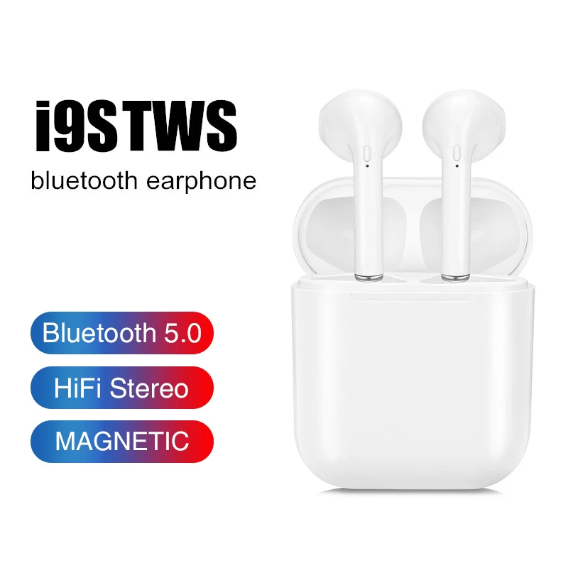 i9s I12 TWS беспроводные наушники, мини наушники, Bluetooth 5,0, стерео спортивные наушники для IPhone, Android Phone I 12 Tws, гарнитура громкой связи - Цвет: i9s