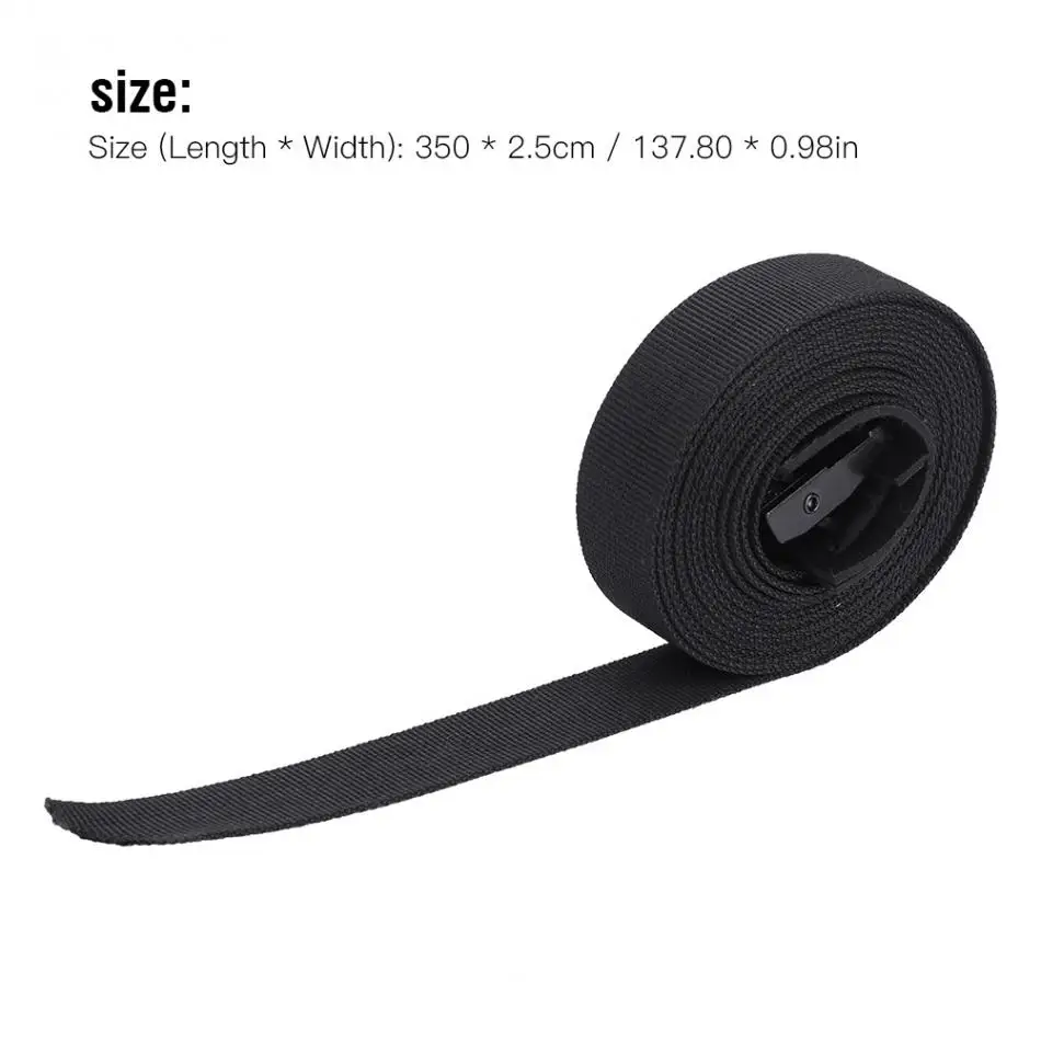 2pcs/set Outdoor Lashing Tie Surfboard Skateboard Kayak Roof Rack Cam Buckle Lashing Tie Down Strap Top Rack Belt